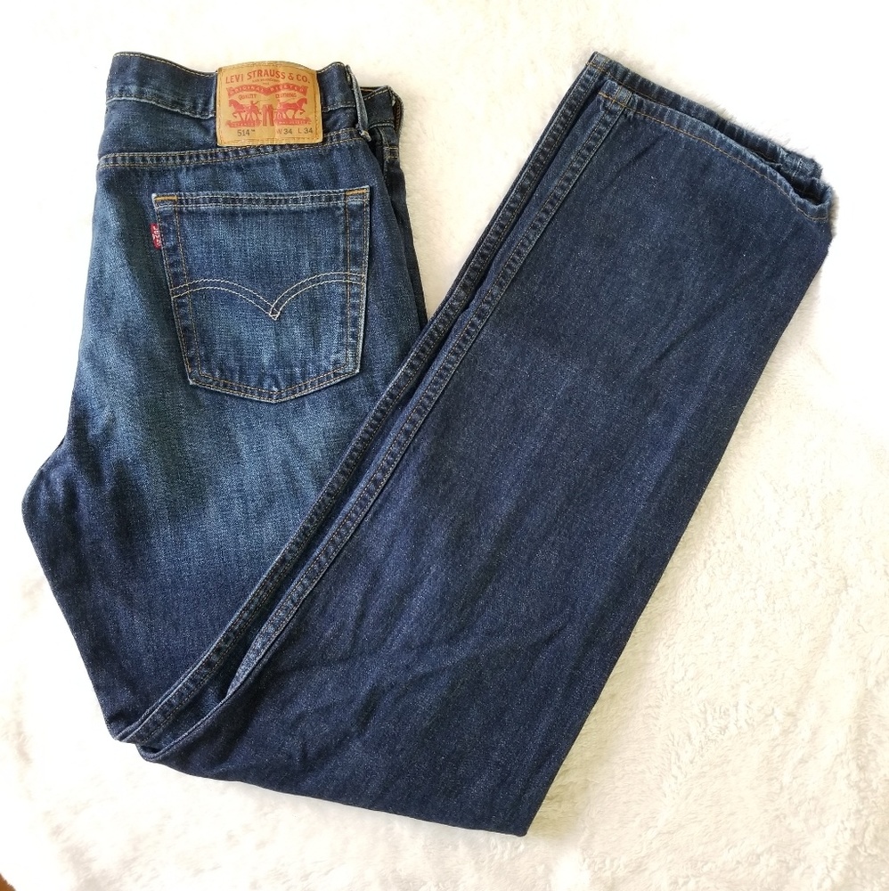 Levi's 514 Straight Fit Jeans 34×34